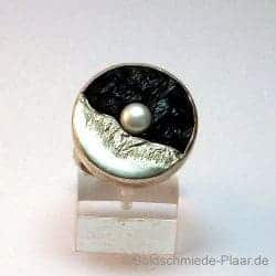 Silber-Ring mit Kokosnuss aus dem Shop der Goldschmiede Plaar