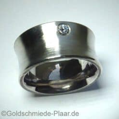Silber-Ring mit Brillant