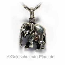 Elefant aus Silber als Anhänge