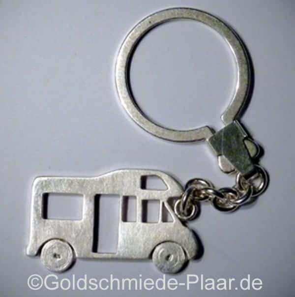 Schluesselanhaenger Wohnmobil-Motiv, Länge ca. 5cm,  AG